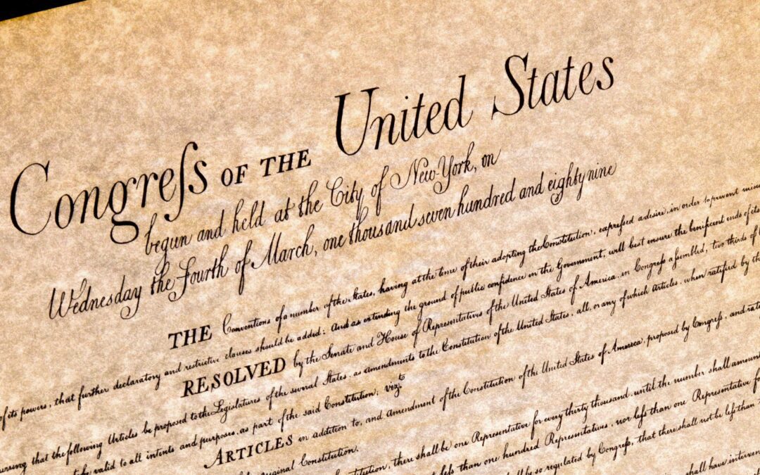 Learning about America through primary sources: Bill of Rights