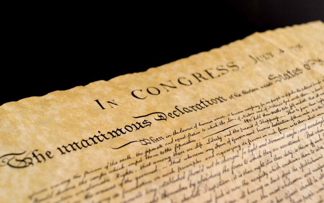 Learning about America through primary sources: The Declaration of Independence
