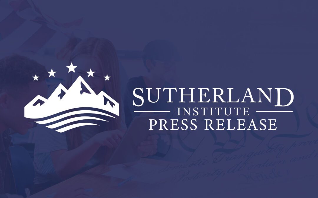 Sutherland Institute releases part 1 from major study on civics ed in Utah