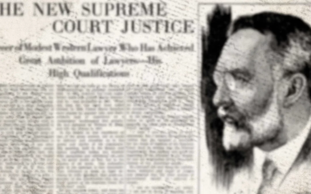George Sutherland’s judicial confirmation