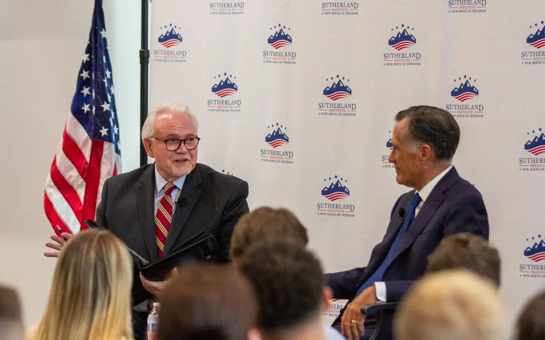 Sen. Romney joins Congressional Series, talks family, happiness and enterprise